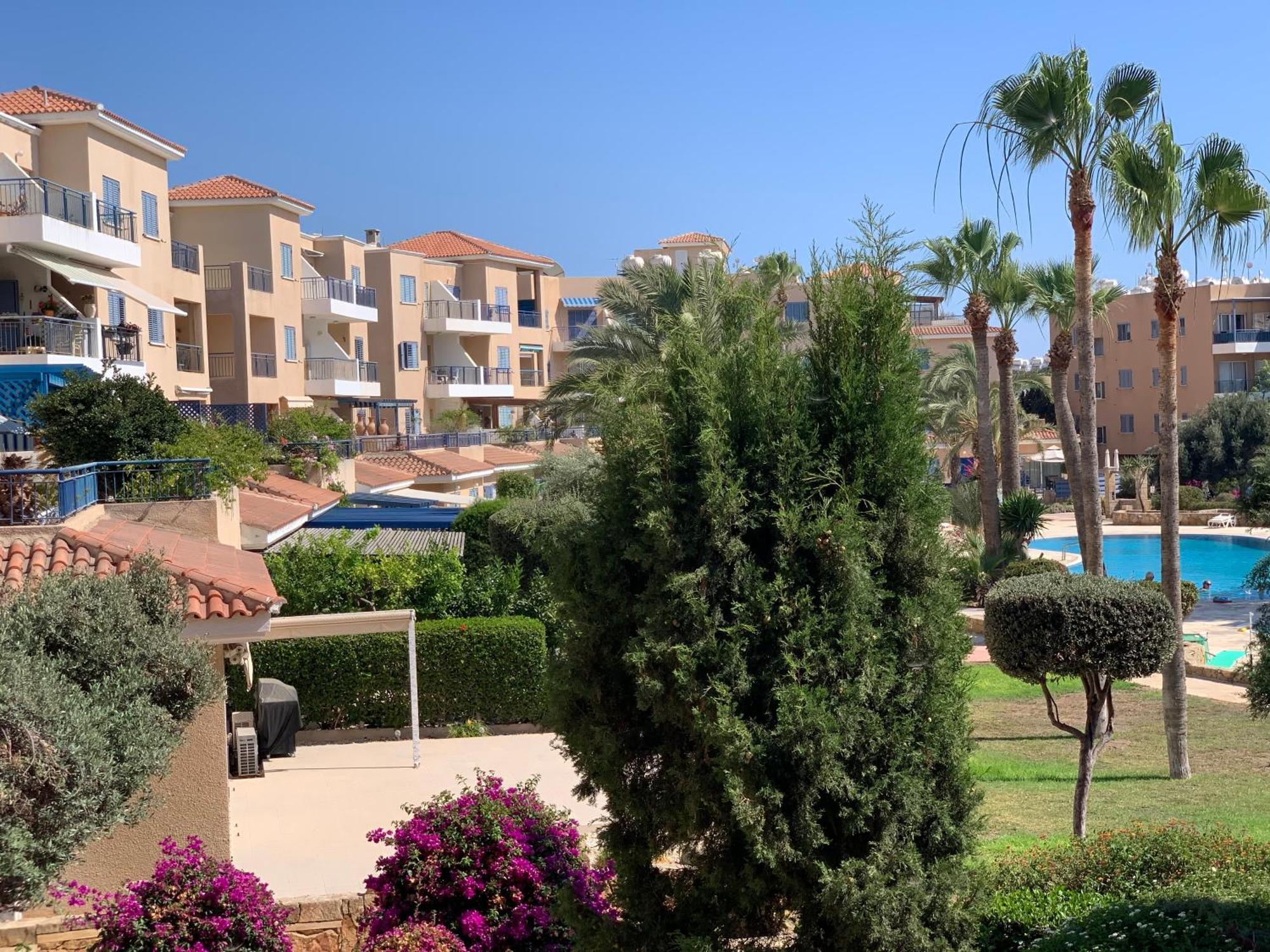 King'S Palace - Spacious 2 Bed, 2 Bath With Sea And Pool Views Paphos ภายนอก รูปภาพ